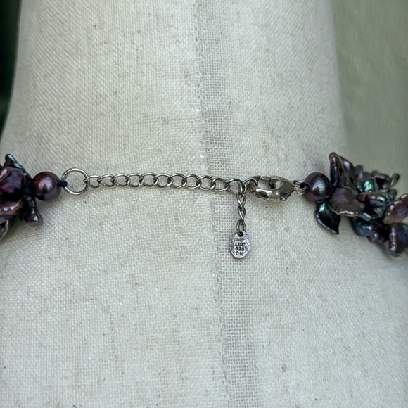 RARE vintage Lucas Lameth triple strand pearl necklace - Picture 8 of 8